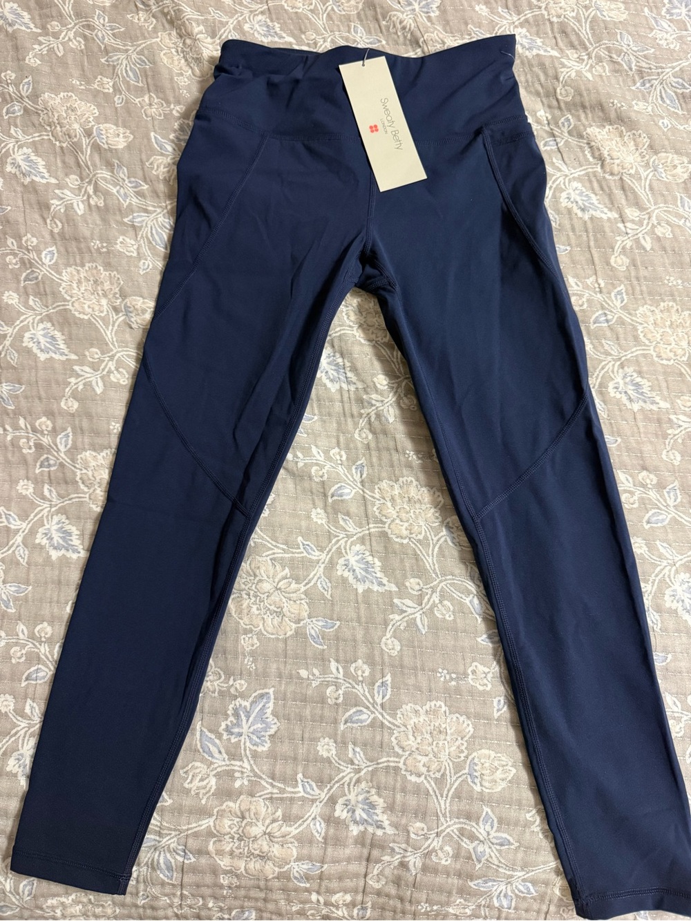 Sweaty Betty Navy Blue High-Waist Leggings